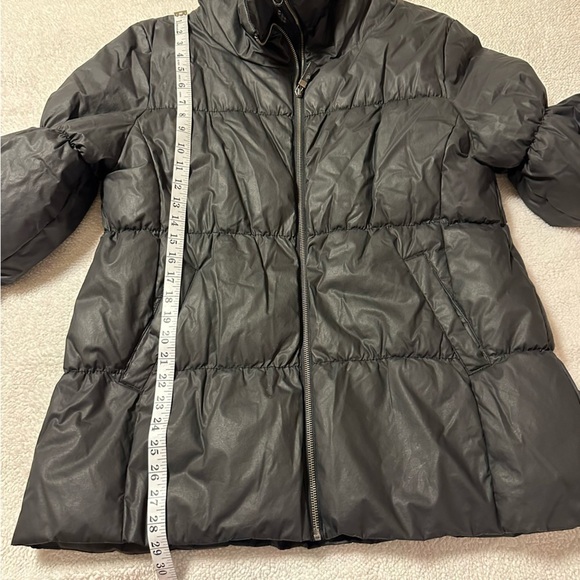 Calvin Klein Jeans Black Quilted Puffer Coat Jacket - Picture 6 of 10